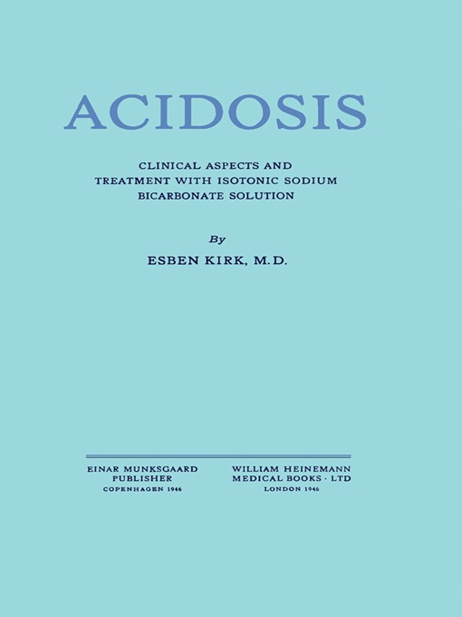 Title details for Acidosis by Esben Kirk - Available